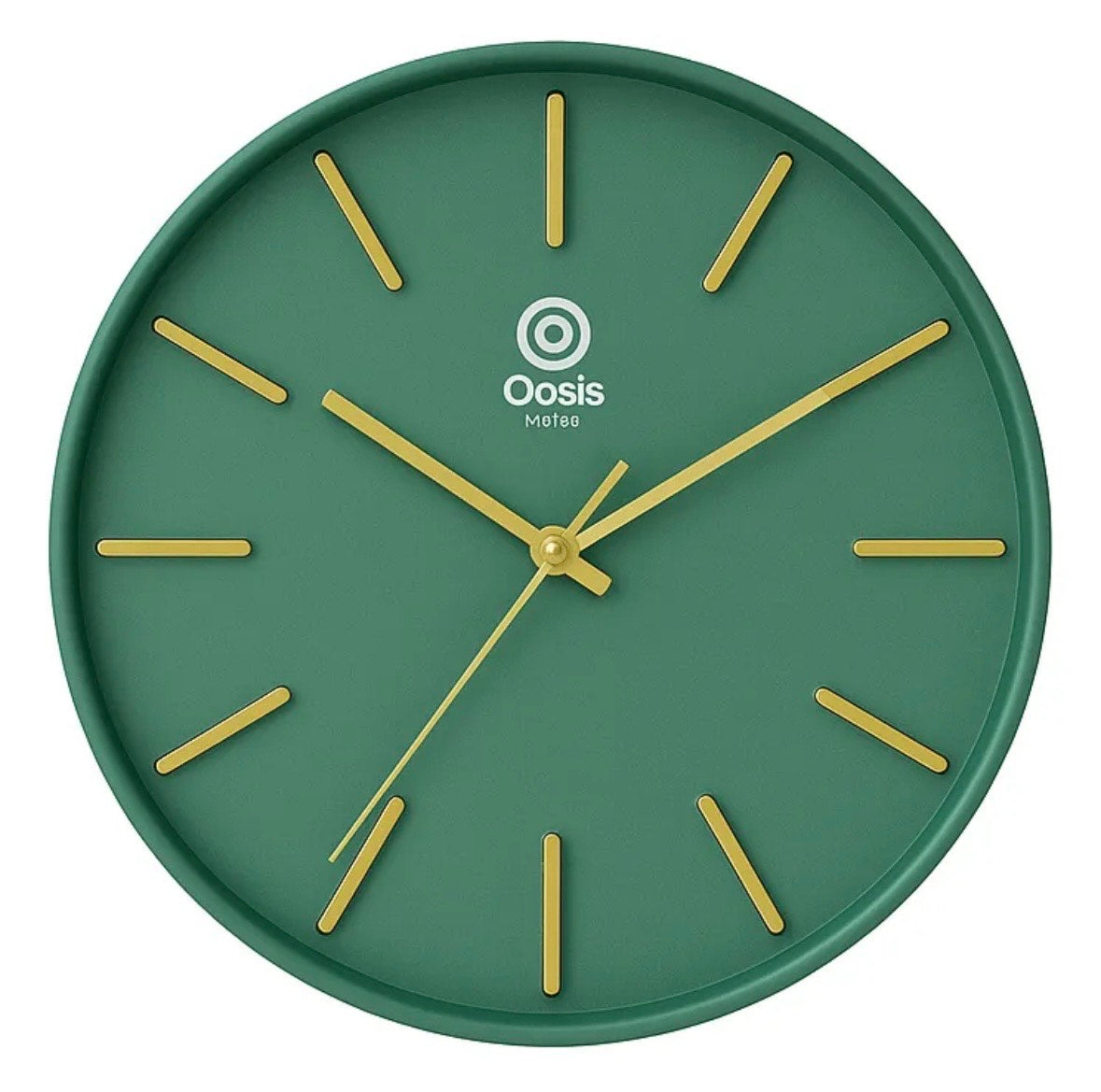 Relógio de parede verde musgo